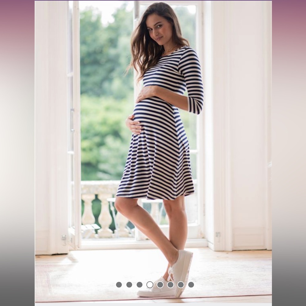 Seraphine Maternity & Nursing Dress - Super Comfy!